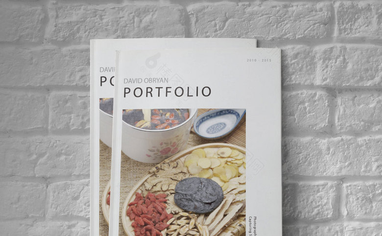 简约农产品画册