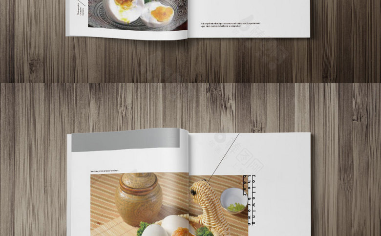 简约农产品画册