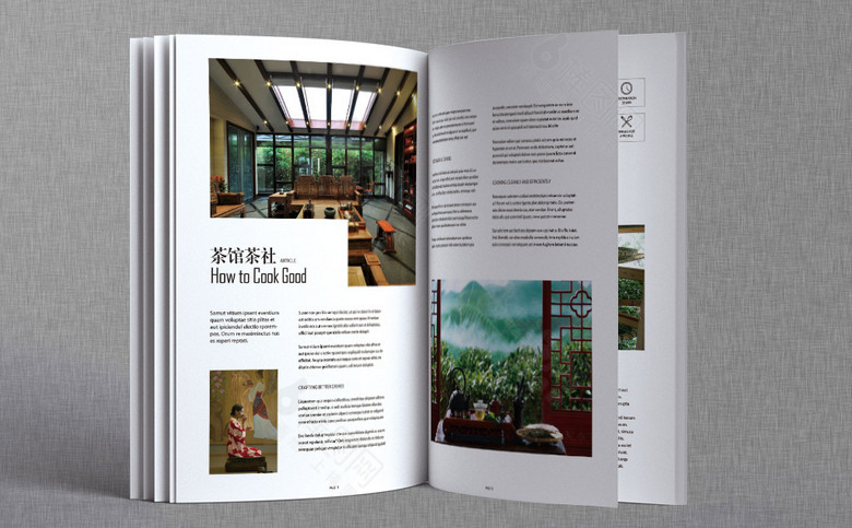 精美茶文化画册设计模板