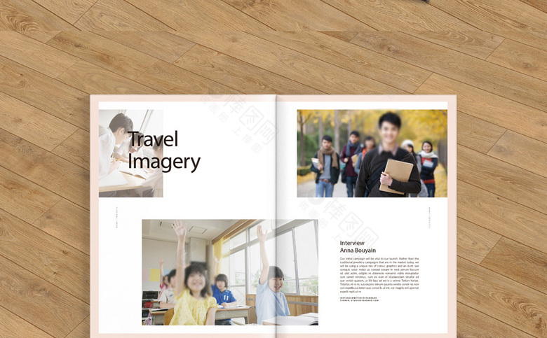 个性清新学校画册