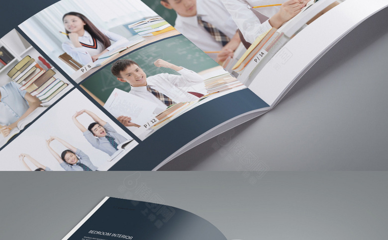 简约个性学校画册