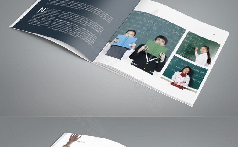 简约个性学校画册