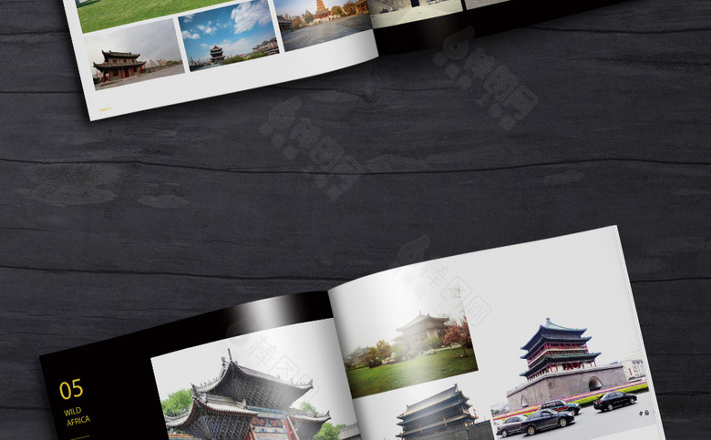 西安旅游指南宣传册