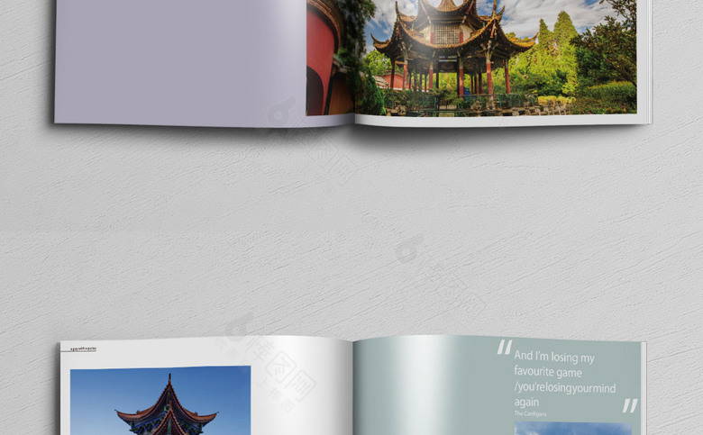 云南旅行社画册