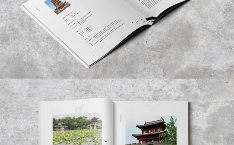 浙江杭州旅游公司画册