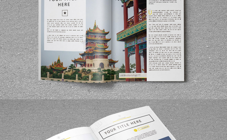 山东旅游公司画册