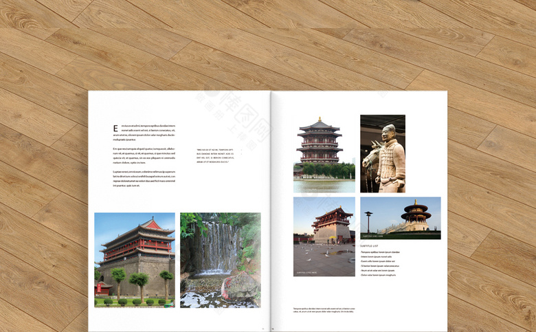 西安旅游景点画册