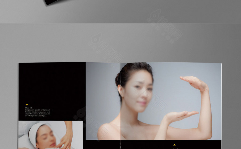 黑色大气整形美容机构画册