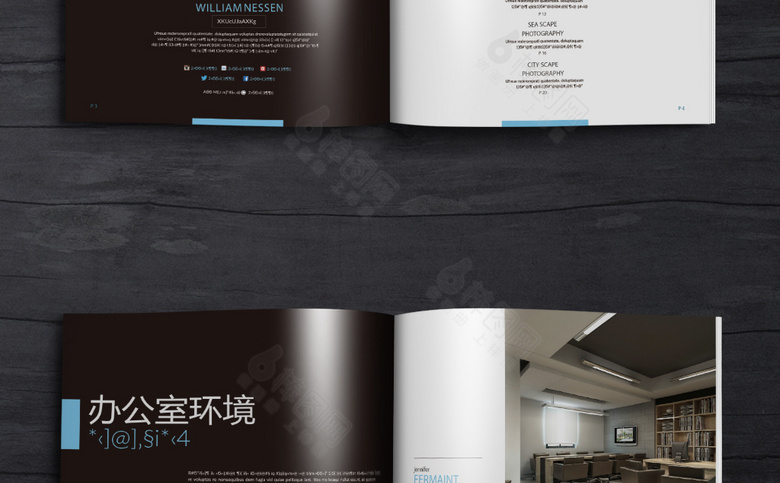 经典简约it画册