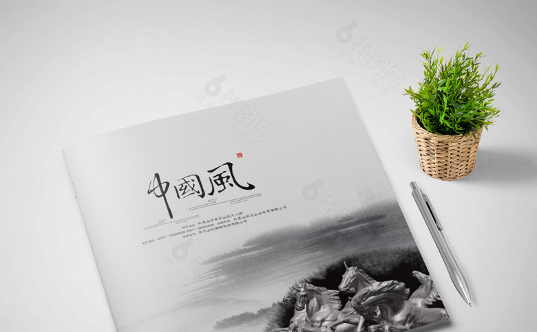 大气古典企业画册
