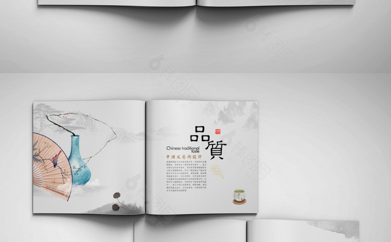中式画册设计模板