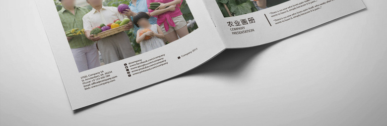 简约精美农业画册