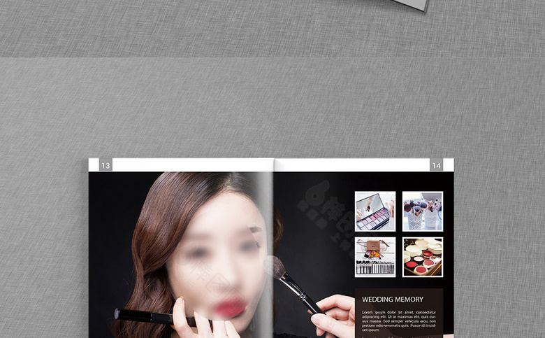高档化妆品画册模板设计