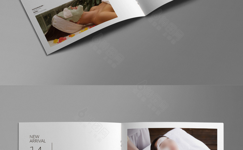 简约高档面膜画册