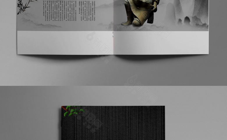 高端大气中国风画册设计