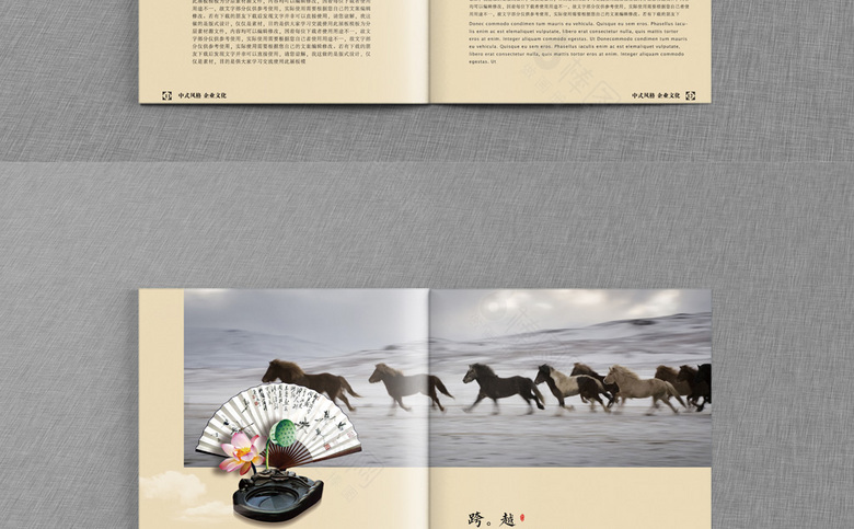 复古中国风画册设计