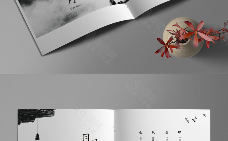 复古中国风企业画册设计