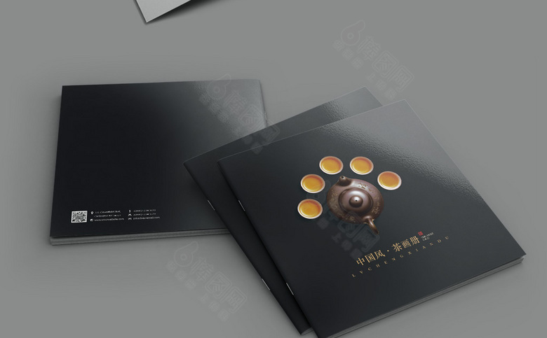 高档中国风茶画册设计