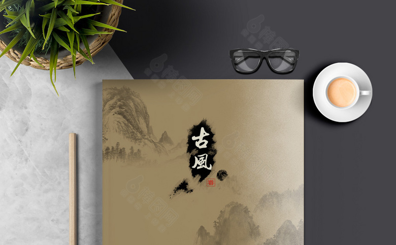 高档中国风画册模板