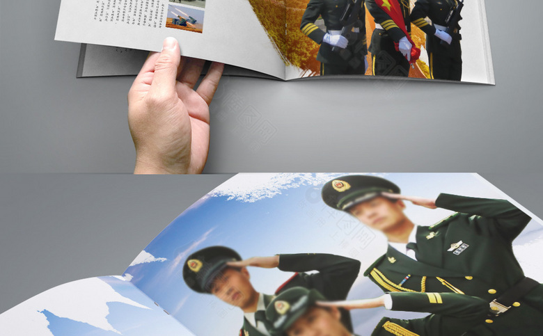 古典中国风部队画册