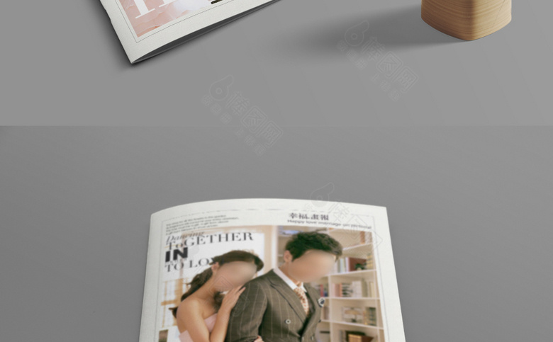 简约精品杂志封面设计