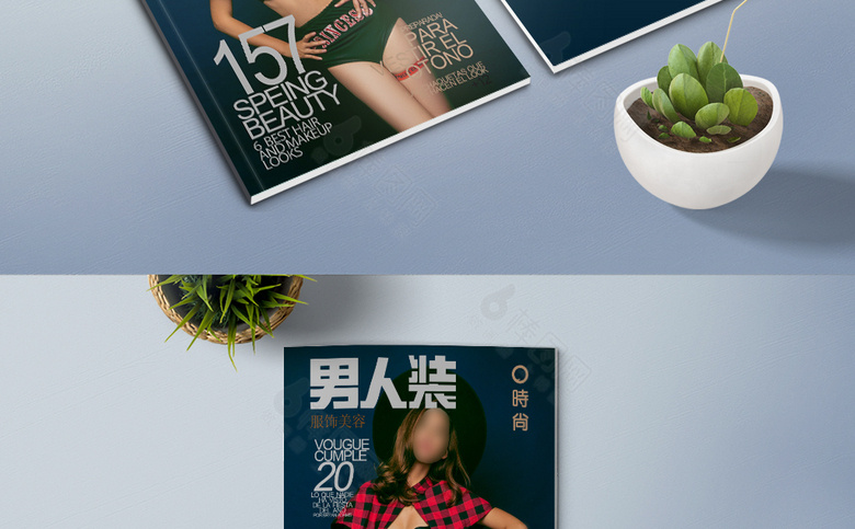 简约个性杂志封面