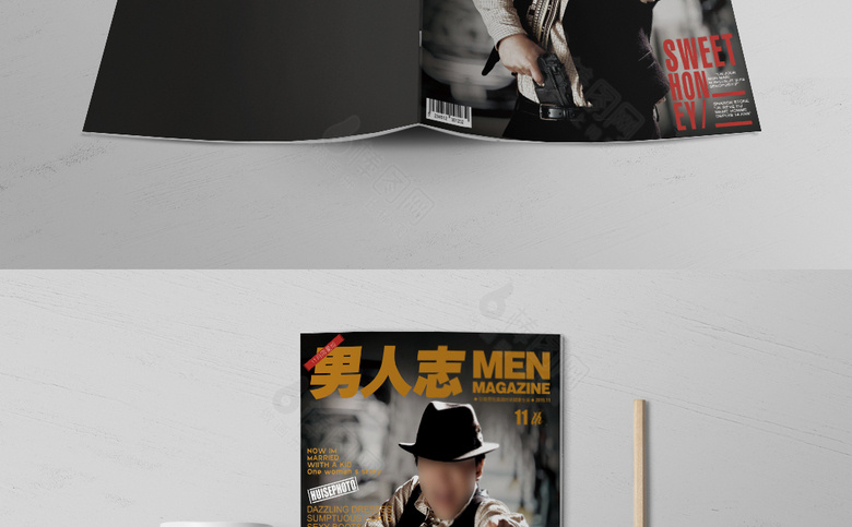 时尚杂志封面设计