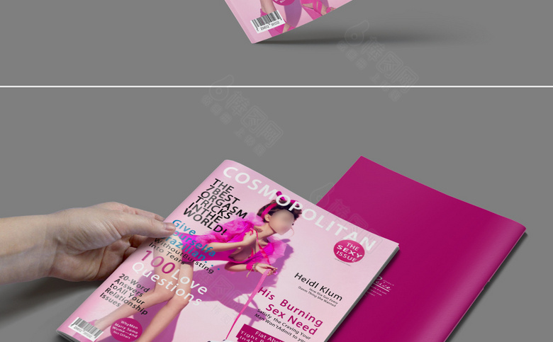 清新唯美女装杂志封面