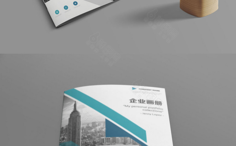 时尚简洁画册封面