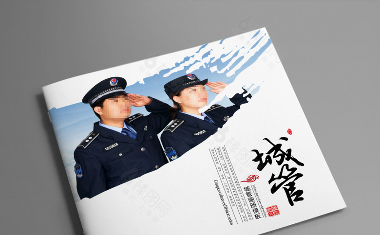 大气城管画册设计