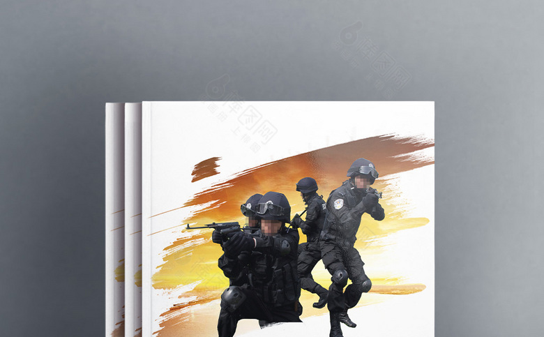 热血武警画册