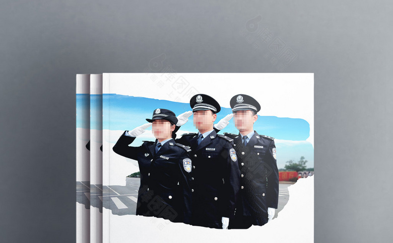 高档交警画册设计