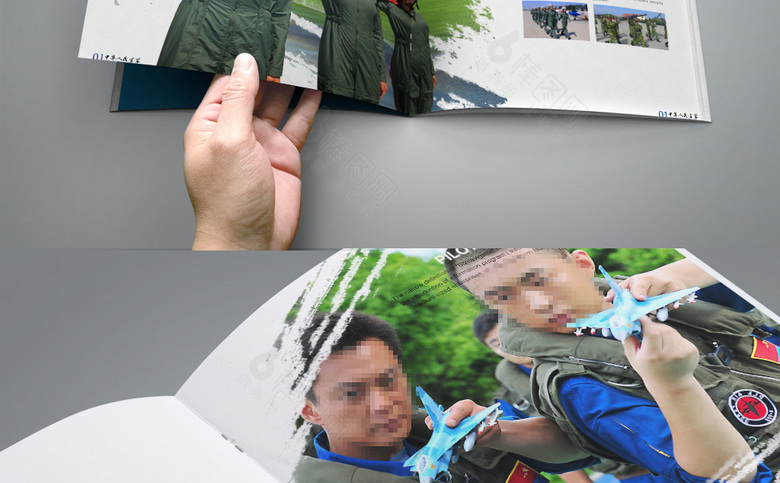 简约空军宣传手册