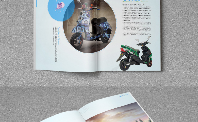 电瓶画宣传册