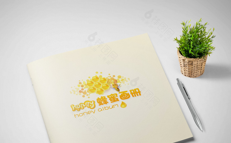 清新蜂蜜宣传册
