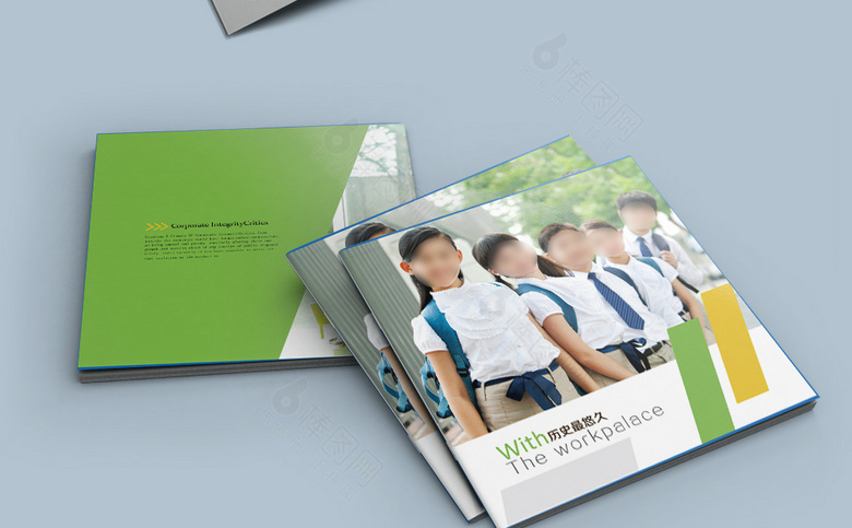 清新风格小学画册