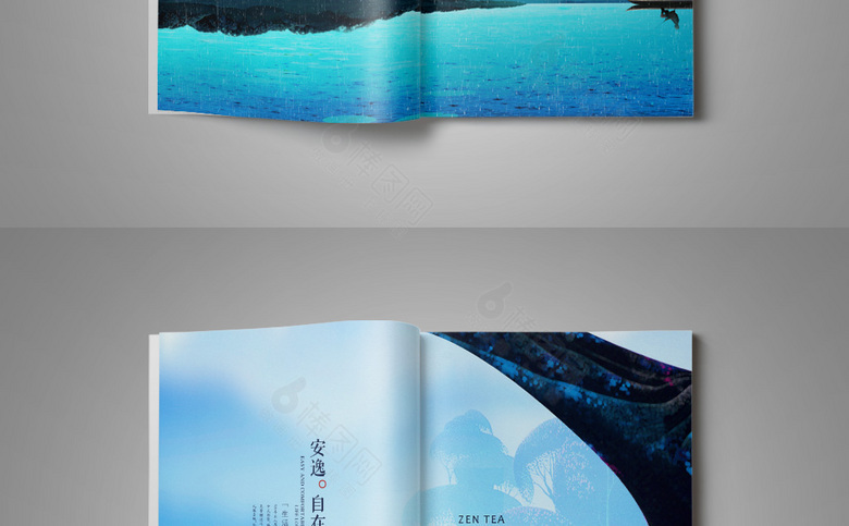 手绘别墅地产楼书