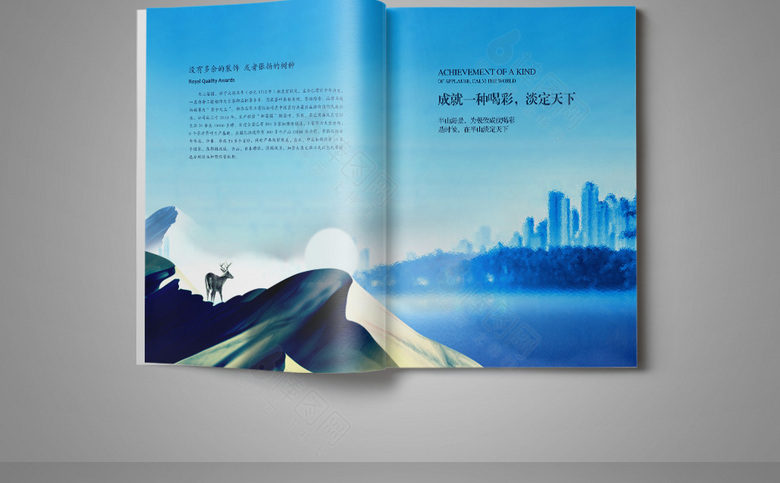 手绘别墅地产楼书
