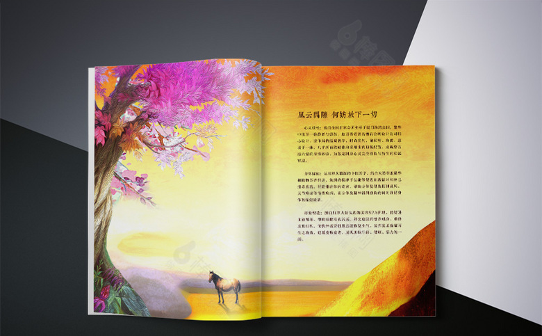 手绘房地产画册设计