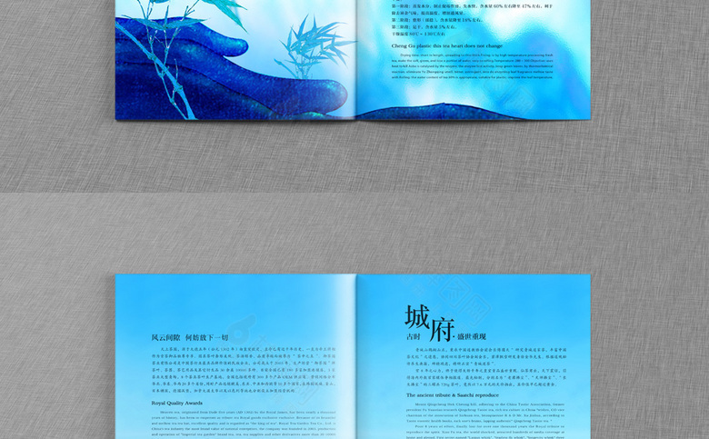 插画房地产画册