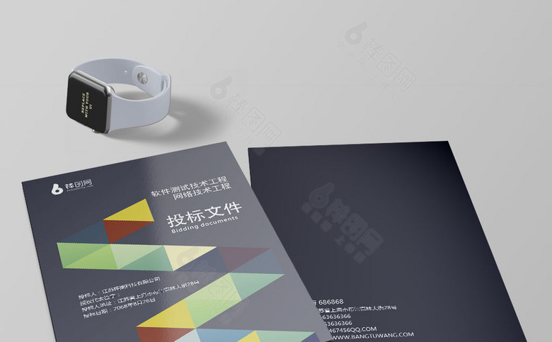 高档标书封皮模板设计