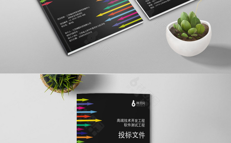 时尚高档标书模板