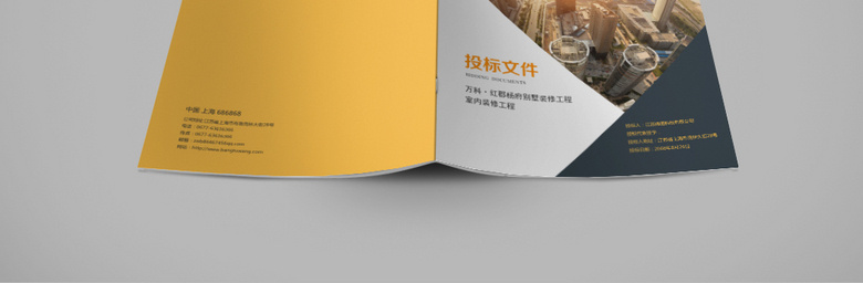 大气标书模板