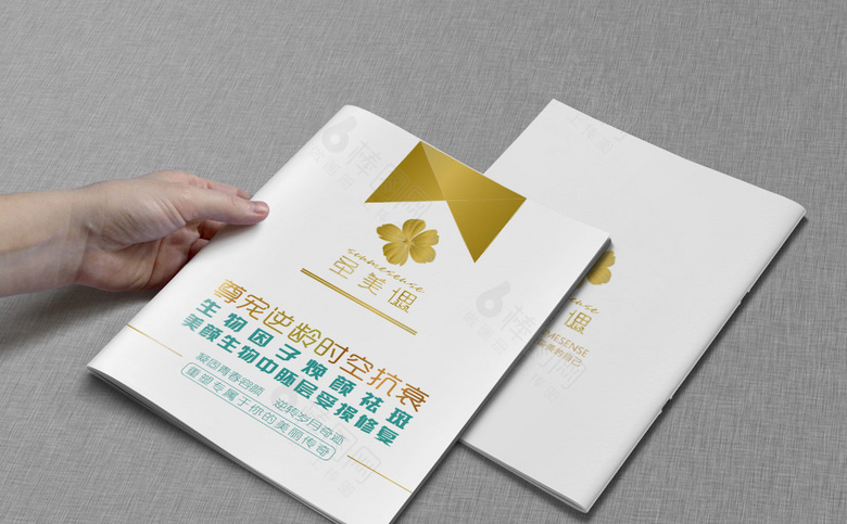 简约精美化妆品画册