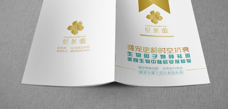 简约精美化妆品画册