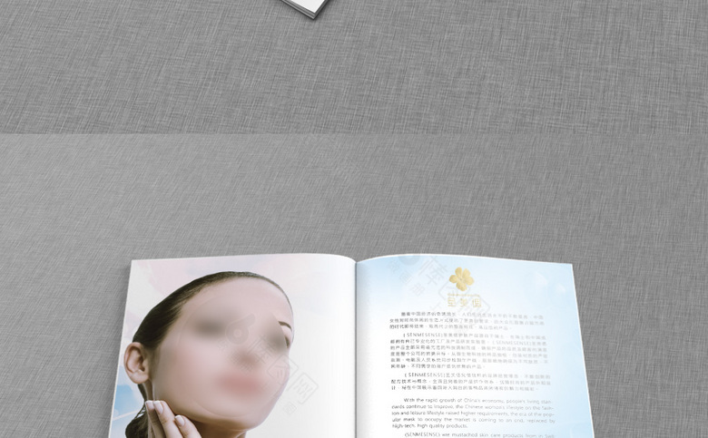 简约精美化妆品画册
