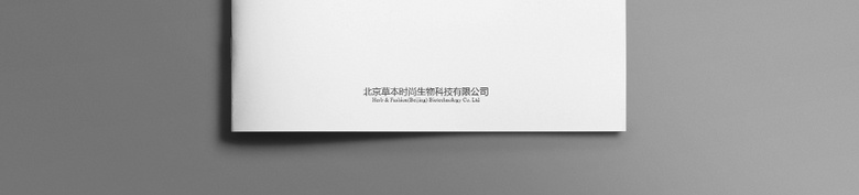 简约白色保健品画册