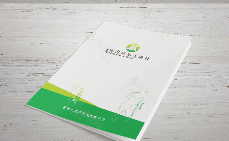 精美简约高尔夫画册