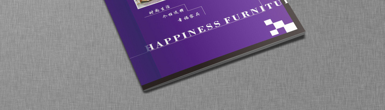紫色大气家具画册