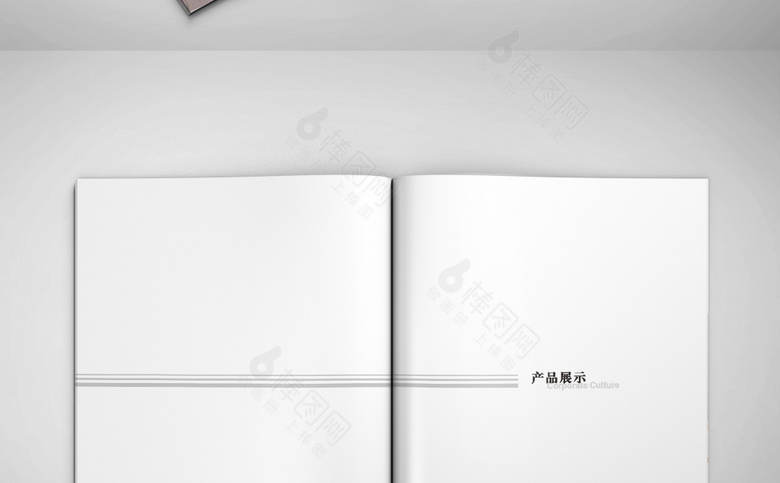 白色精美五金画册